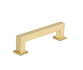 Burlington Trafalgar Square Cabinet Handles 128mm  Satin Brass - Burlington Range